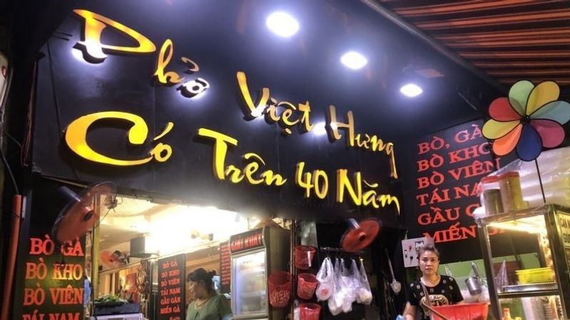 Phở Việt Hưng có trên 40 năm