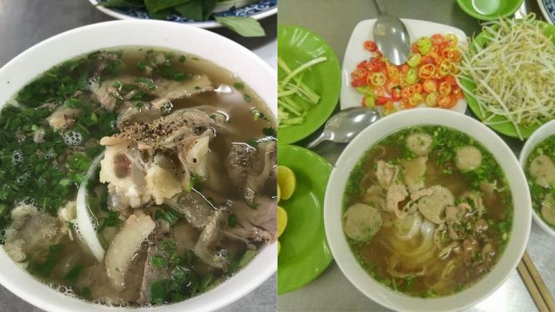 Phở Nam Hương được cho rất nhiều thịt