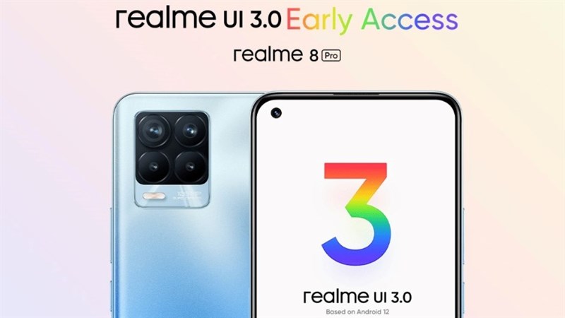 Người dùng realme 8 Pro hiện có thể trải nghiệm Android 12 thông qua chương trình Early Access realme UI 3.0