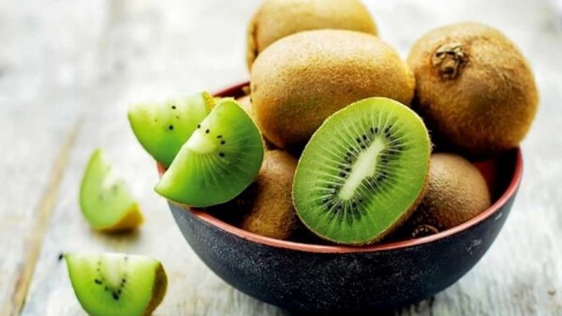 Kiwi chứa nhiều pectin có tác dụng nhuận tràng tự nhiên