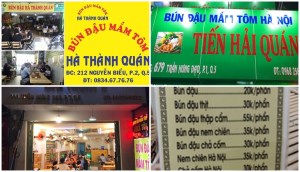 6 quán bún đậu mắm tôm ngon và được yêu thích tại quận 5