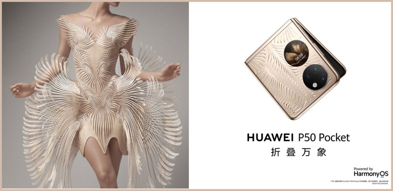 Huawei P50 Pocket sẽ chạy HarmonyOS