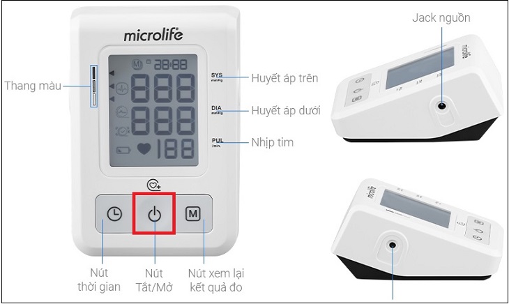 Hướng dẨn cách đọc chỉ số trên máy đo huyết áp Microlife