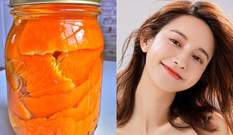 Vỏ cam ngâm giấm - làm thì dễ mà còn dưỡng da cực đỉnh