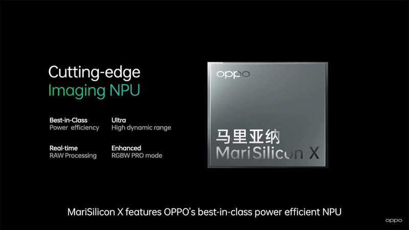 Tiết lộ mới về MariSilicon X của OPPO