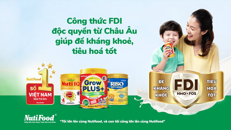 Thương hiệu sữa NutiFood