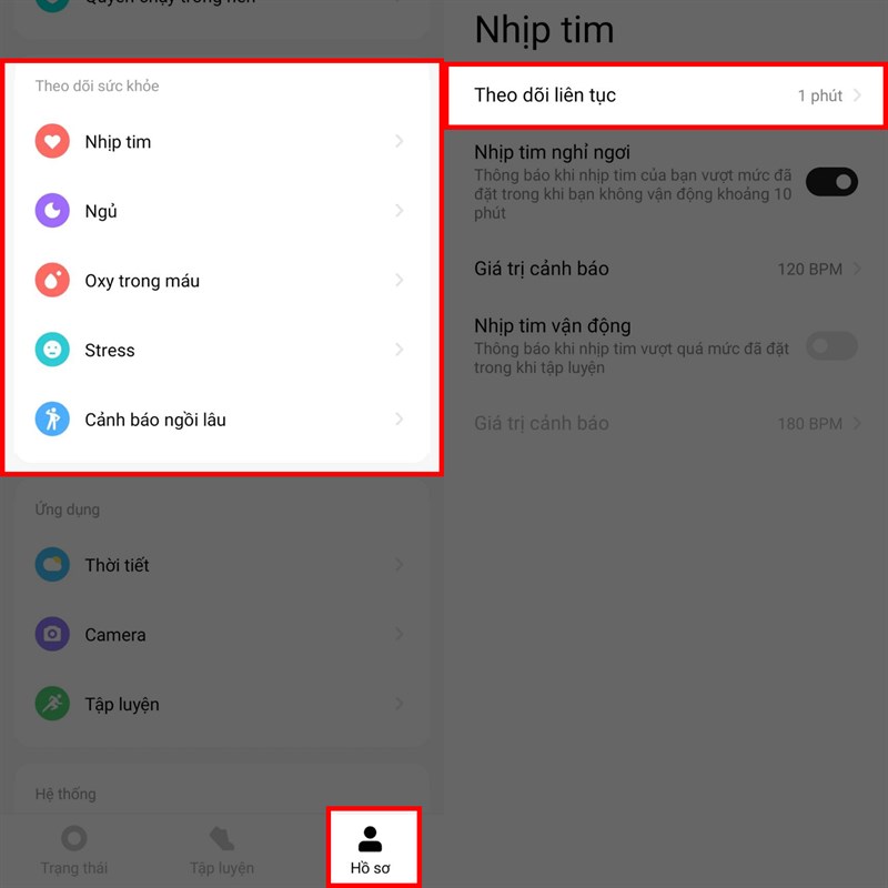 Cách theo dõi sức khỏe liên tục trên Redmi Watch 2 Lite