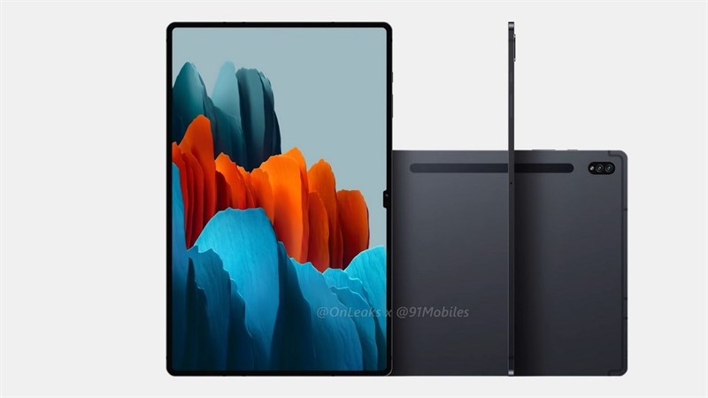 Galaxy Tab S8. Nguồn: OnLeaks.