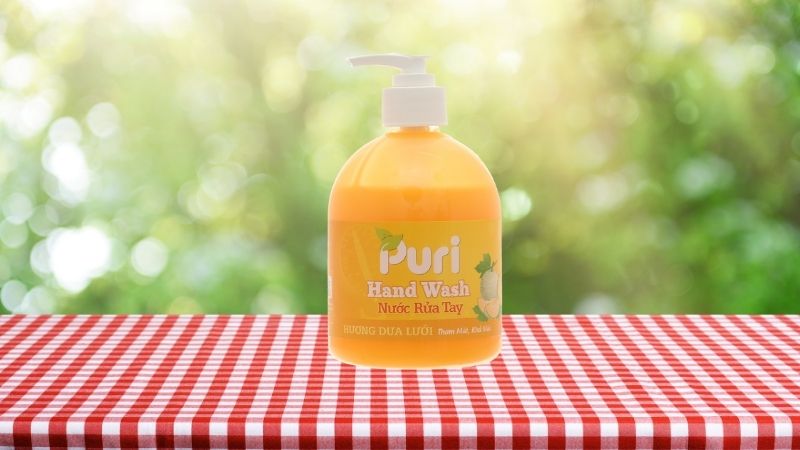 Nước rửa tay Puri hương dưa lưới Nước rửa tay Puri hương dưa lưới