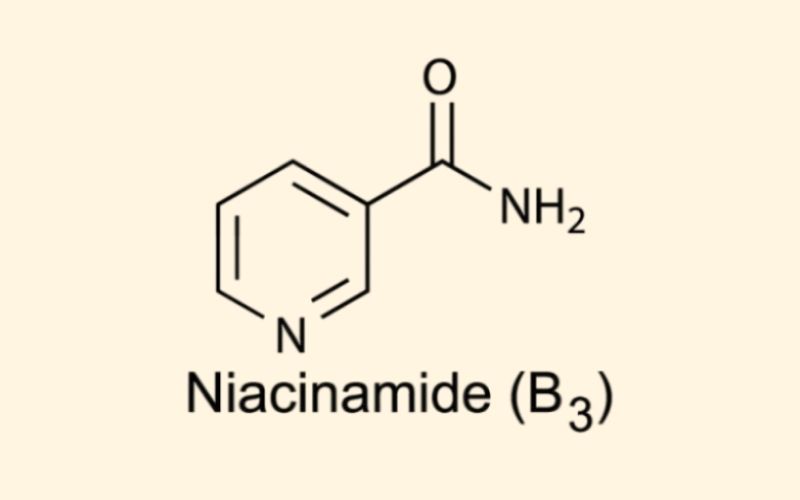 Công thức cấu tạo Niacinamide