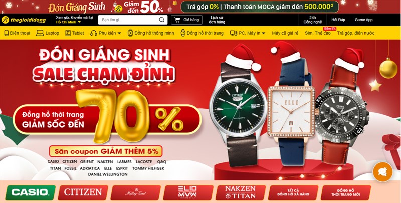 ĐÓN GIÁNG SINH - SALE CHẠM ĐỈNH