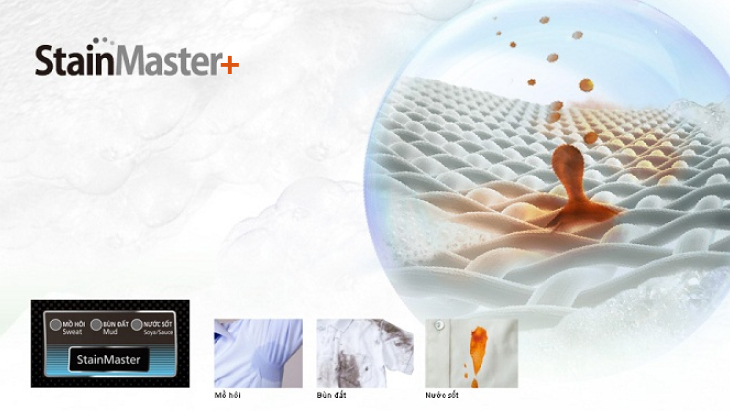 Tiêu diệt 99.99% vi khuẩn, bảo vệ sức khỏe gia đình với công nghệ StainMaster+