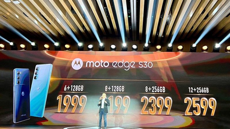 Giá bán của Moto Edge S30 tại thị trường Trung Quốc Giá bán của Moto Edge S30 tại thị trường Trung Quốc