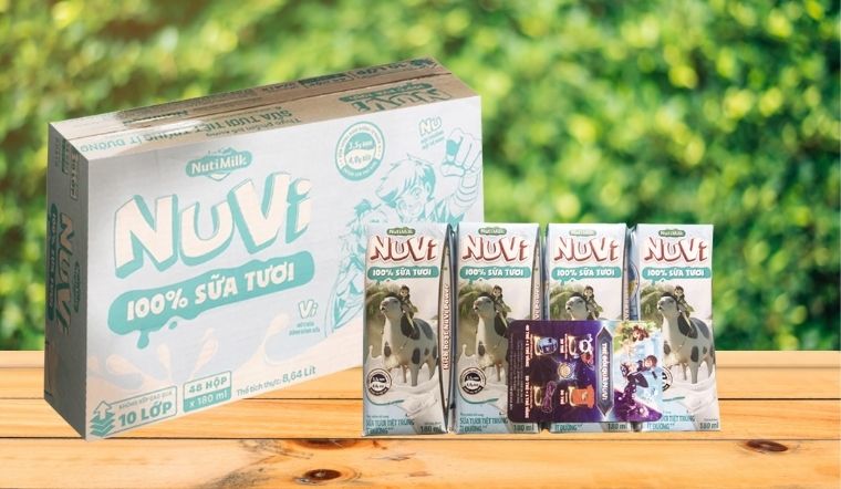 Tìm hiểu sữa tươi tiệt trùng Nuvi ít đường có gì mà hấp dẫn trẻ em tới vậy?