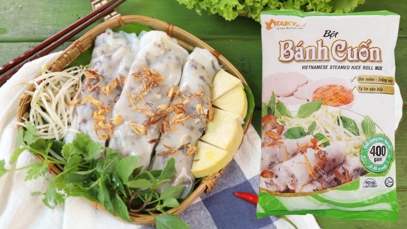 Cách sử dụng bột bánh cuốn Tài Ký