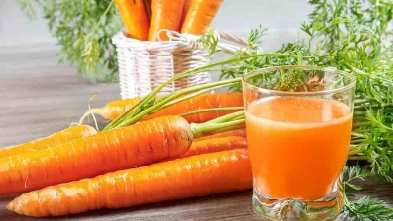 Cà rốt chứa nhiều chất xơ và vitamin K có thể giúp hỗ trợ điều trị tiêu chảy ở trẻ em