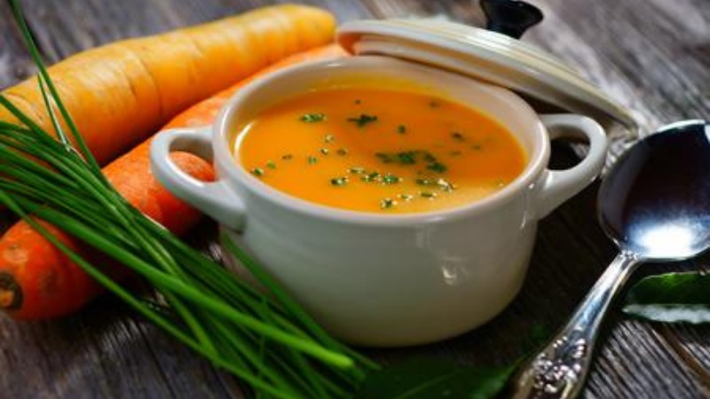 Món súp cà rốt giúp các mẹ chữa tiêu chảy cho các bé