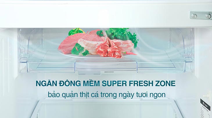 Ngăn đông mềm giúp bảo quản thực phẩm không cần rã đông