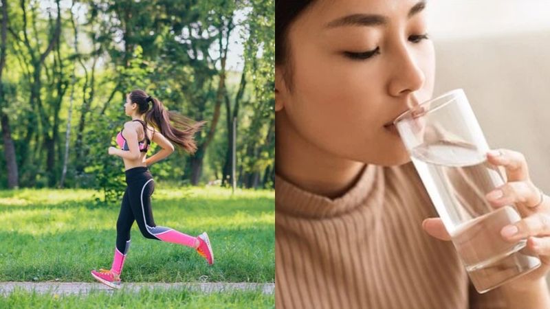 Tập thể dục thường xuyên và uống đủ nước