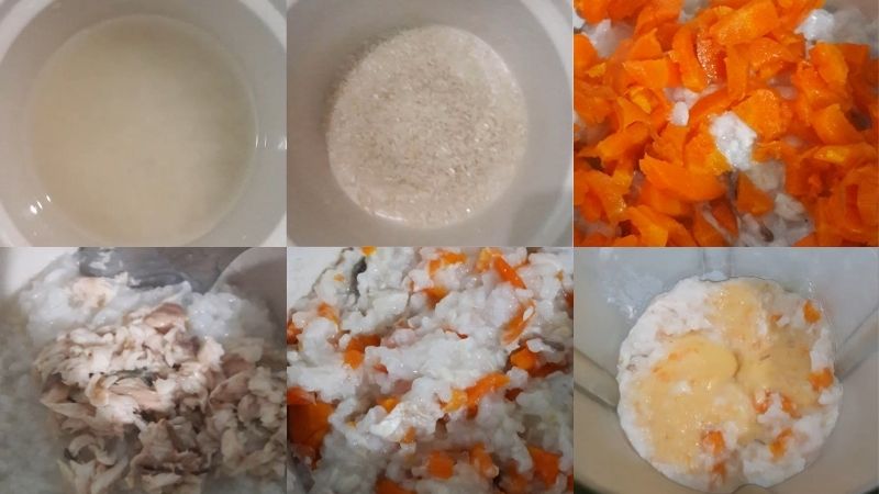 Rang gạo và nấu cháo