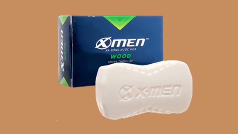 Xà bông nước hoa X-Men Wood Sport thiết kế dạng bánh xà phòng màu trắng 90g