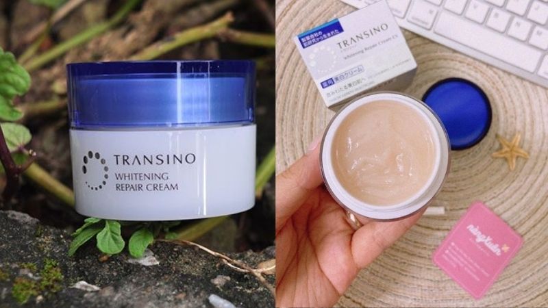 Transino Whitening Repair Cream giúp làn da luôn trắng sáng mịn màng