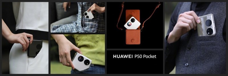 Huawei P50 Pocket đi kèm với màn hình gập không khe hở và chip SD888