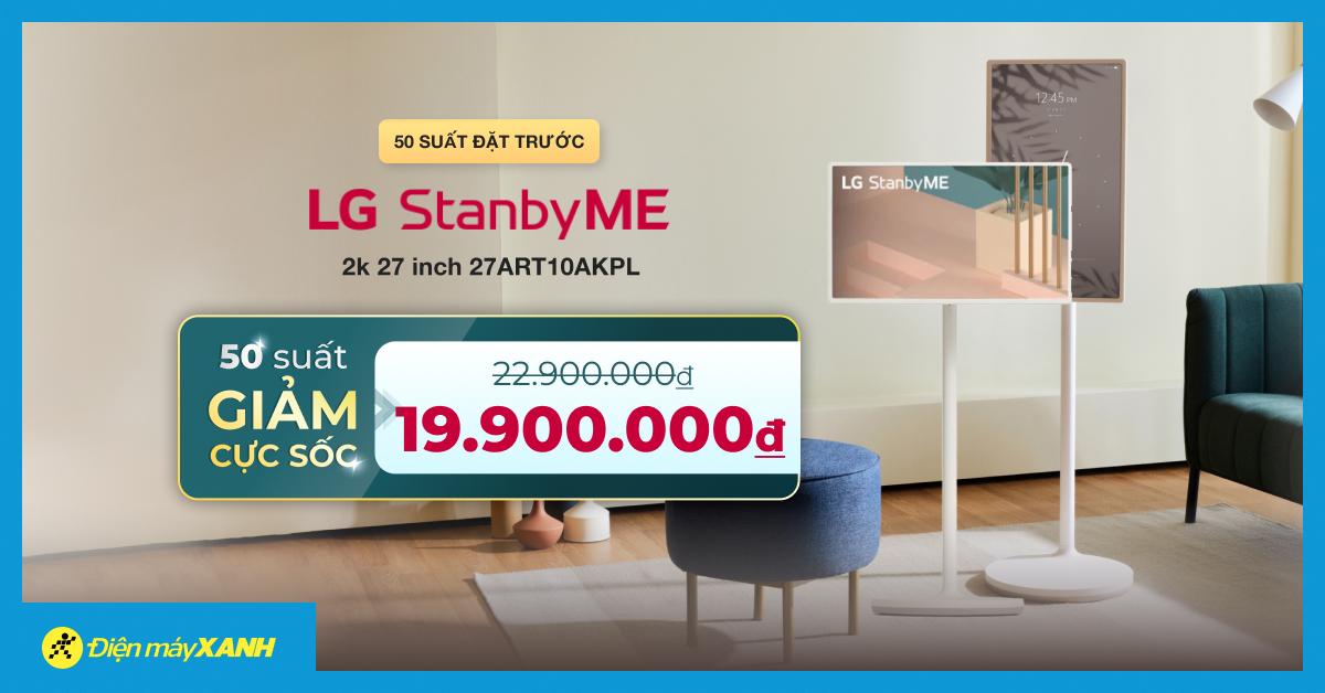 Đặt trước tuyệt phẩm Tivi LG StanbyMe ưu đãi giảm ngay 3 triệu cực hấp dẫn Đặt trước tuyệt phẩm Tivi LG StanbyMe ưu đãi giảm ngay 3 triệu cực hấp dẫn