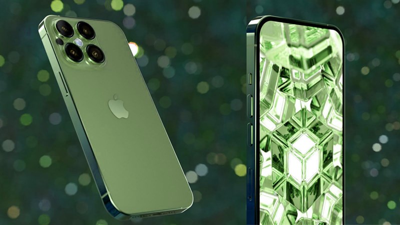 Concept iPhone 14 Pro tuyệt đẹp với phiên bản 'trà xanh' cực bắt Trend