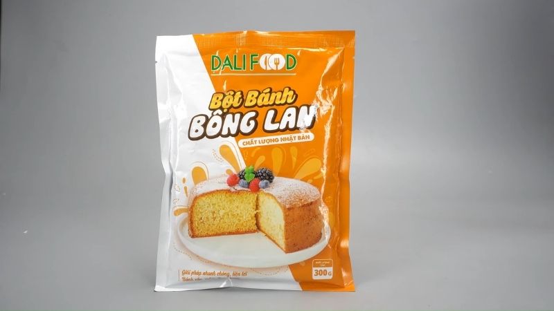 Bột bánh bông lan nướng Dali Food cực kỳ tiện lợi.