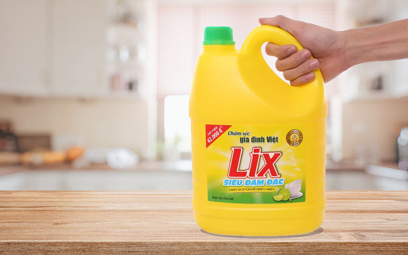 Điểm qua các loại nước rửa chén Lix được ưa chuộng thị trường
