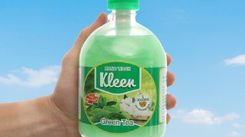 Nước rửa tay Kleen trà xanh