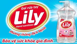 Nước rửa tay khô Lily giúp diệt khuẩn dưỡng da tay hiệu quả