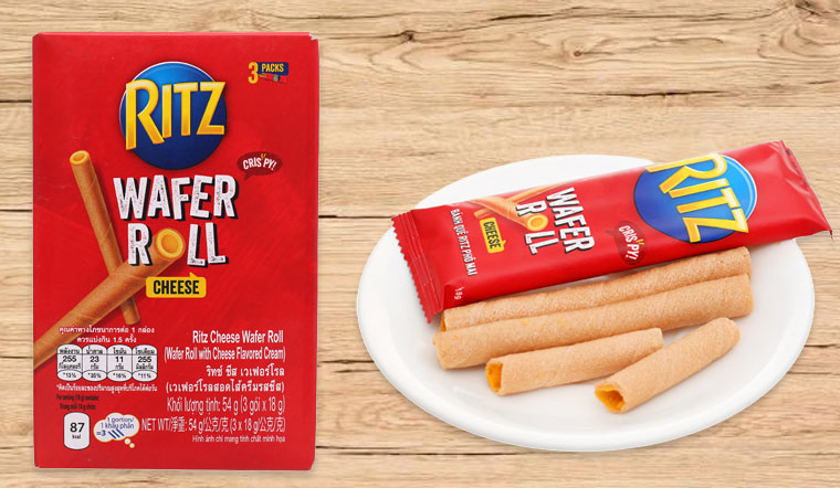 Thưởng thức hương phô mai béo ngậy từ bánh quế nhân phô mai Ritz