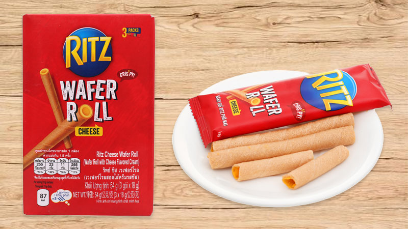 Bánh quế nhân phô mai Ritz chứa nhiều dinh dưỡng Bánh quế nhân phô mai Ritz chứa nhiều dinh dưỡng