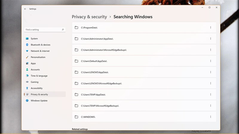 cách ẩn thư mục khỏi kết quả tìm kiếm trên Windows 11 cách ẩn thư mục khỏi kết quả tìm kiếm trên Windows 11