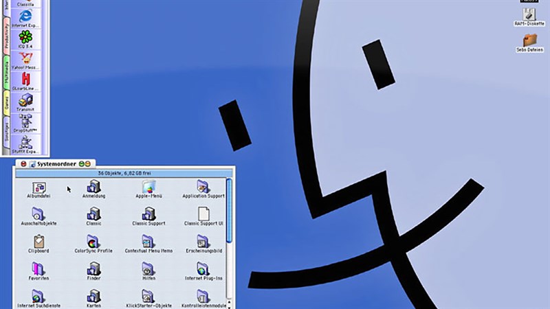 Giao diện hệ điều hành MacOS 9