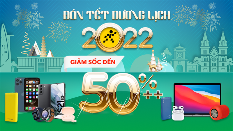 Thế Giới Di Động khuyến mãi Tết dương lịch 2022