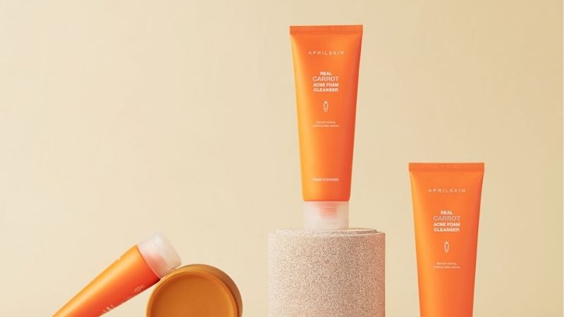 Sữa rửa mặt cà rốt của April Skin