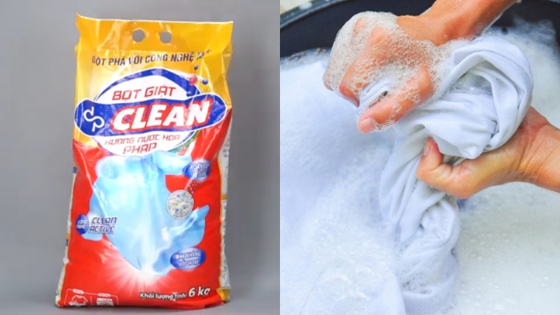 Bột giặt dp CLEAN hương nước hoa Pháp