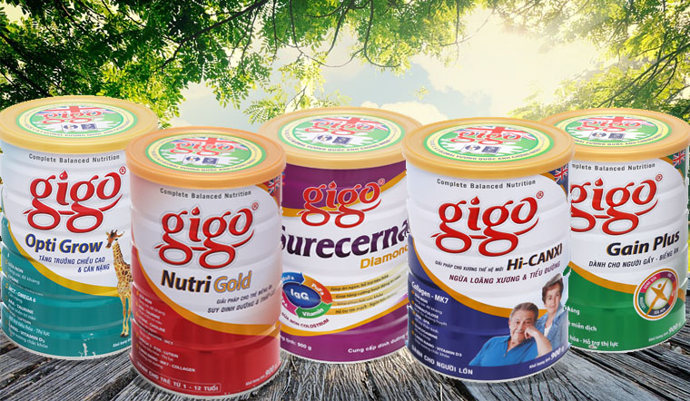 Bổ sung dưỡng chất hằng ngày với sữa bột Gigo