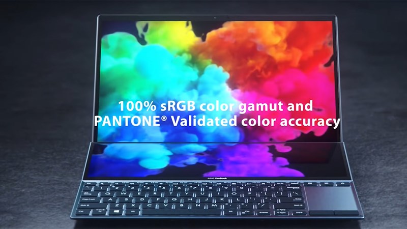 Asus ZenBook Duo UX482EA cho chất lượng hình ảnh hiển thị sắc nét, chân thực, chuẩn xác về màu sắc