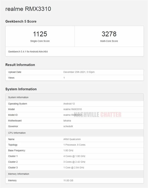 Realme GT 2 lộ diện trên Geekbench Realme GT 2 lộ diện trên Geekbench