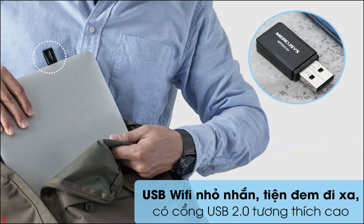 USB Wifi có kích thước nhỏ gọn