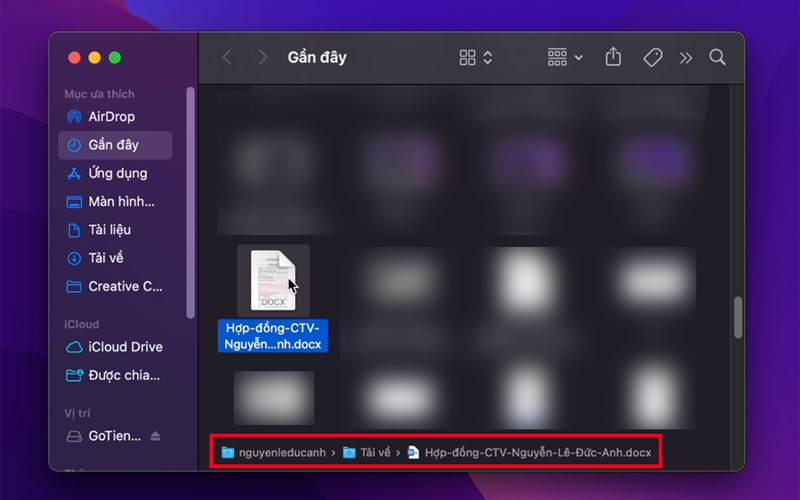 Cách lấy đường dẫn File trên MacBook Cách lấy đường dẫn File trên MacBook