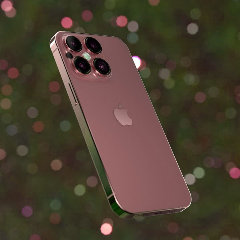 iPhone 14 Concept màu hồng. Nguồn: slavaleaks