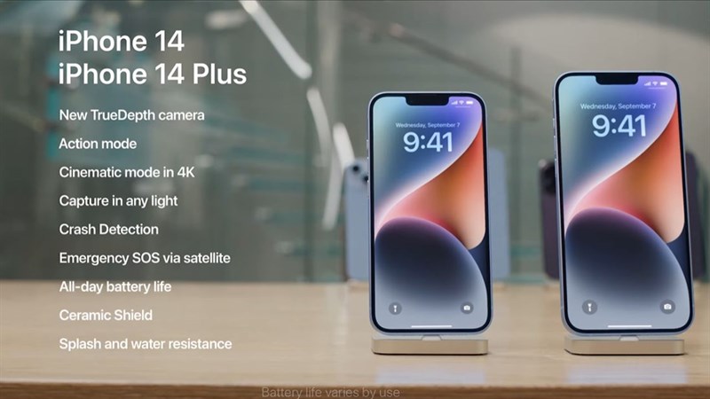Khi sở hữu iPhone 14 bạn cũng được bổ sung thêm nhiều công cụ nhiếp ảnh mới, tính năng kết nối vệ tinh, phát hiện tai nạn giao thông,... Khi sở hữu iPhone 14 bạn cũng được bổ sung thêm nhiều công cụ nhiếp ảnh mới, tính năng kết nối vệ tinh, phát hiện tai nạn giao thông,...