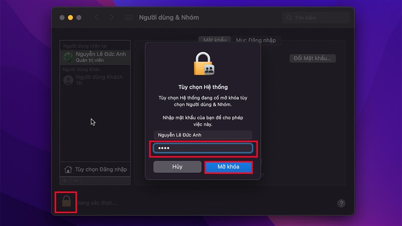 Cách đặt ảnh hoạt hình động làm hình đại diện tài khoản MacBook
