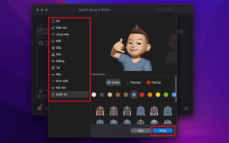 Cách đặt ảnh hoạt hình động làm hình đại diện tài khoản MacBook