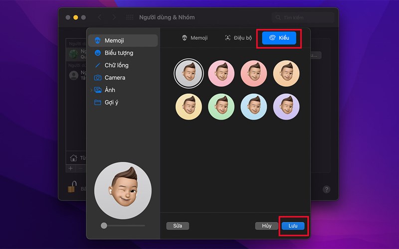 Cách đặt ảnh hoạt hình động làm hình đại diện tài khoản MacBook
